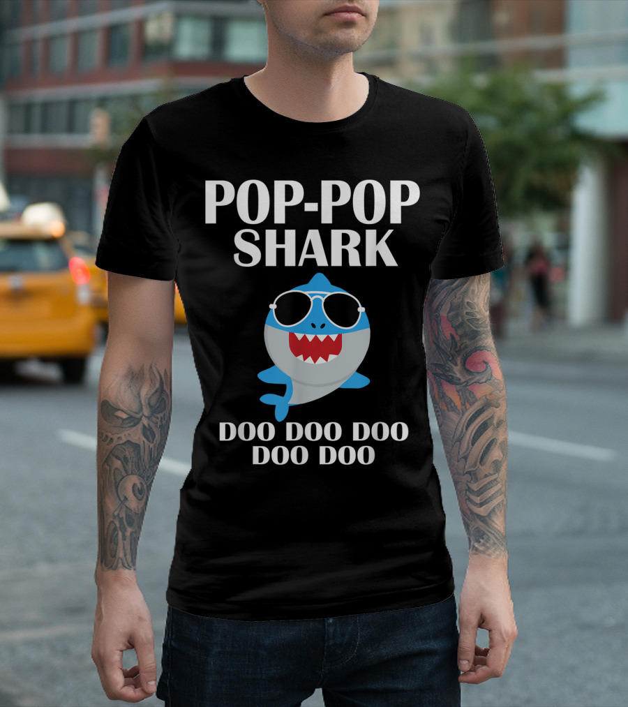 POP POP SHARK DOO DOO DOO DOO DOO T-Shirt