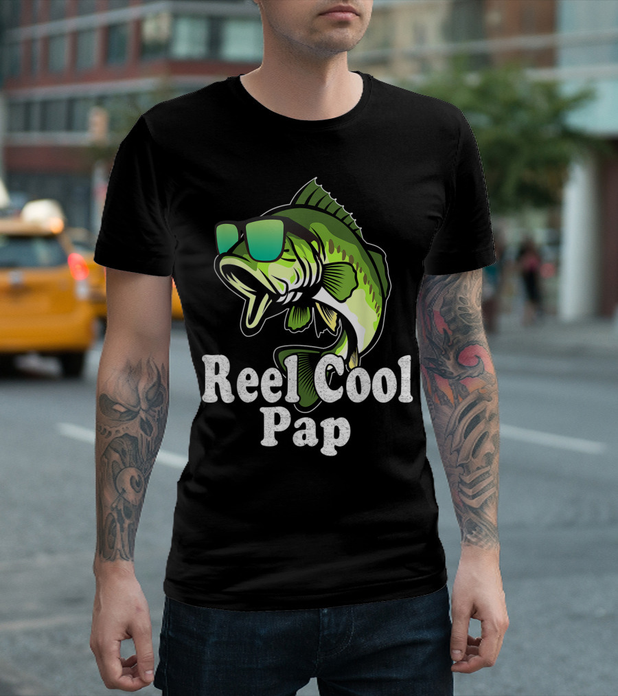 Reel Cool Pap Fishing Sunglasses Fish T-Shirt