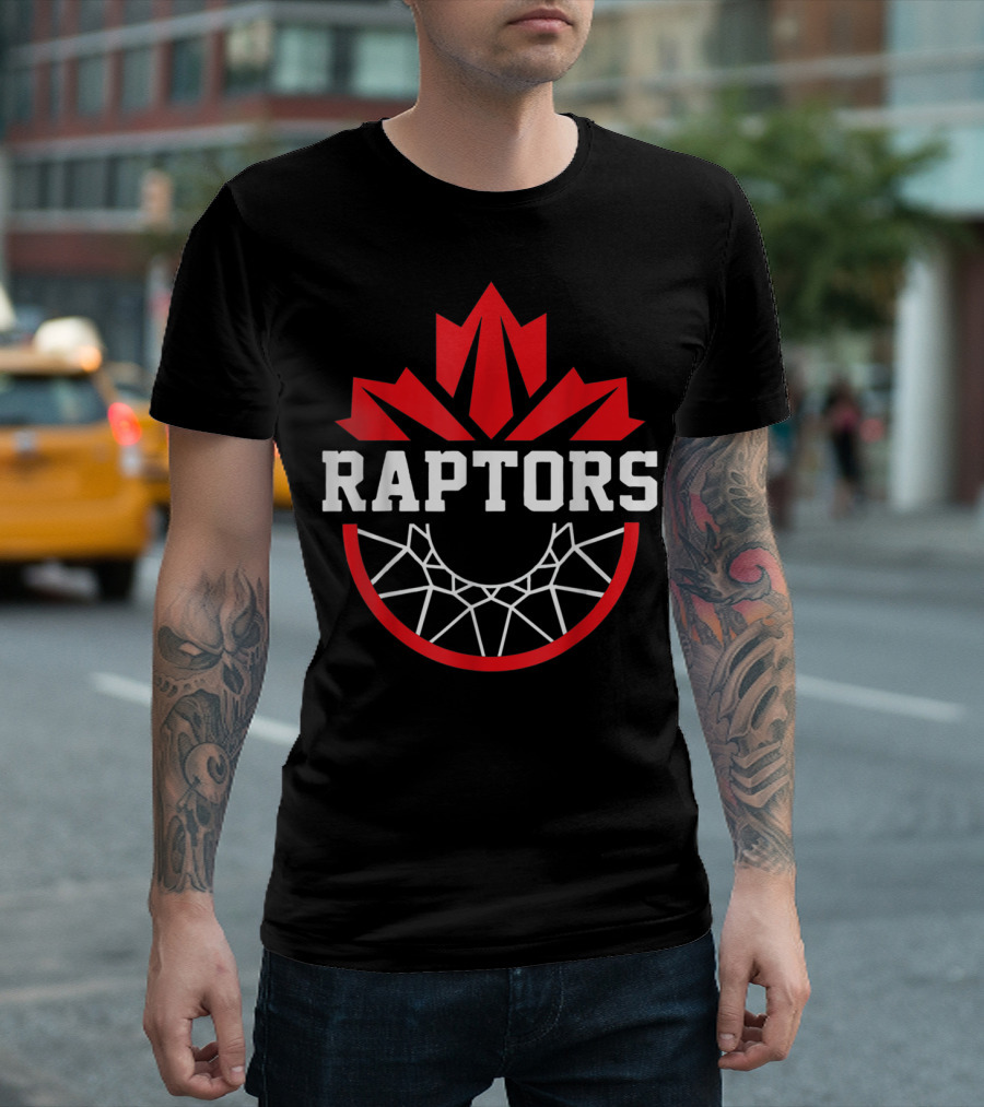 Raptors Canada Maple Leaf Basketball T-Shirt