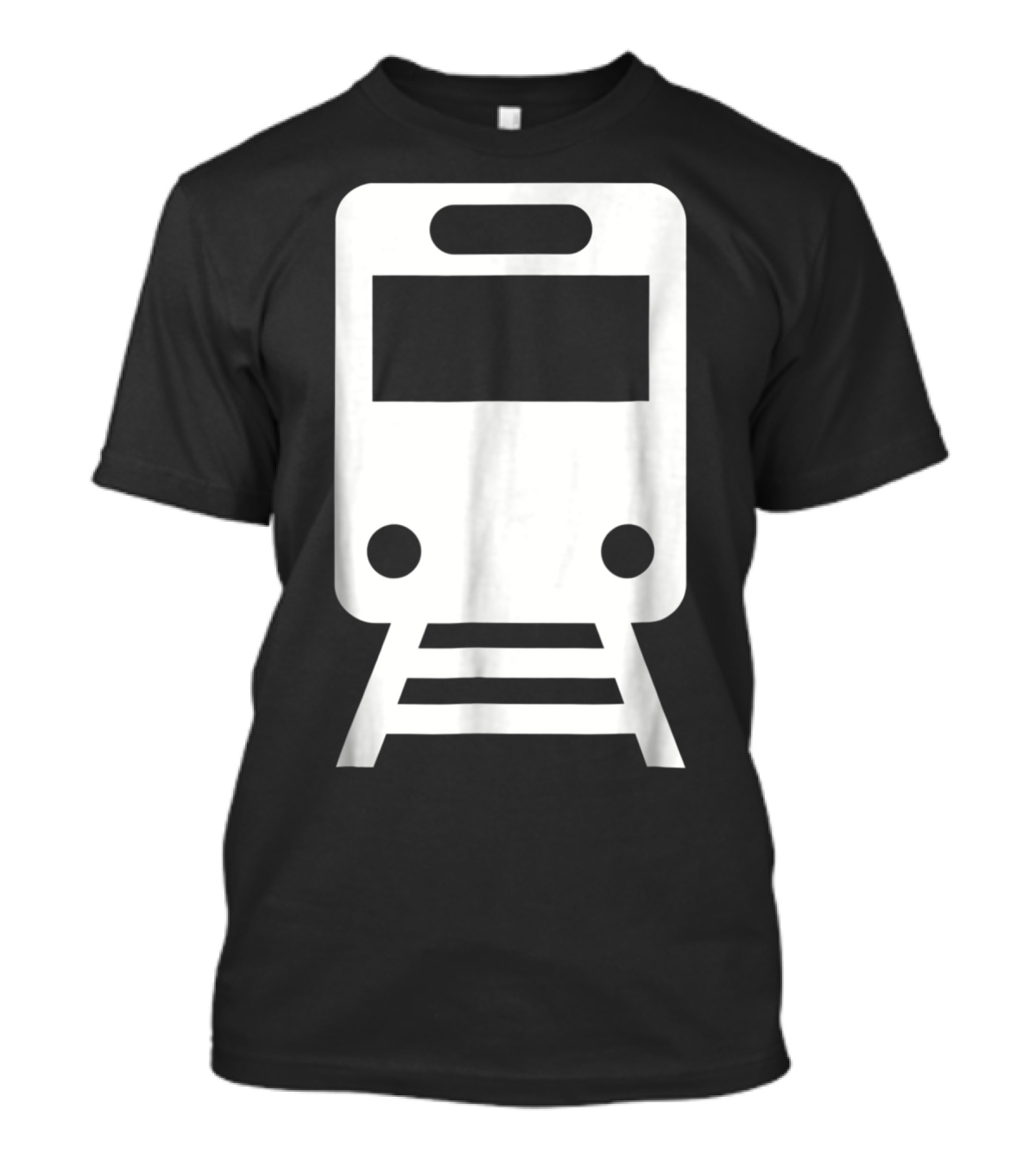 Train Symbol Icon In White T-Shirt