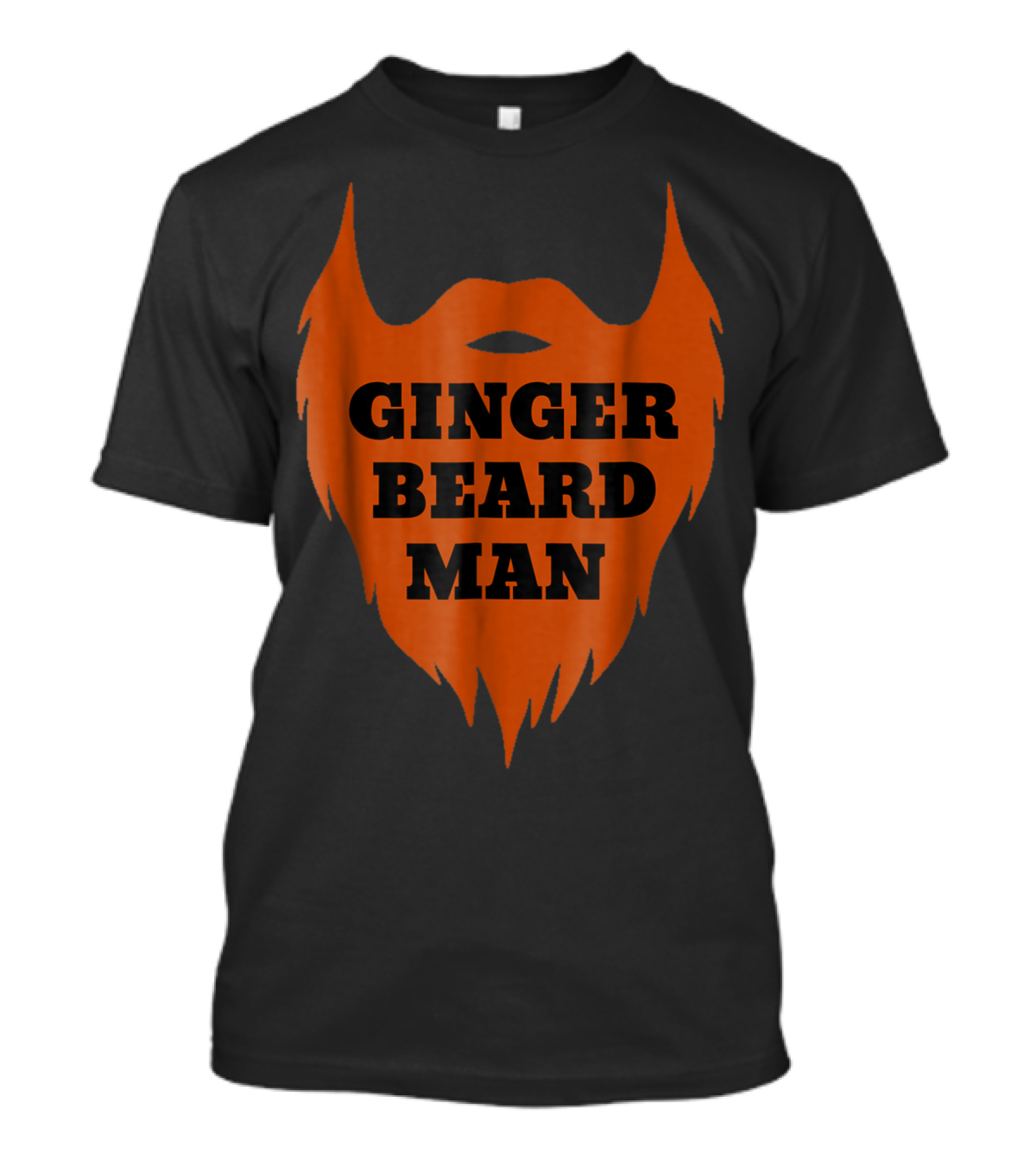Ginger Beard Man Orange T-Shirt