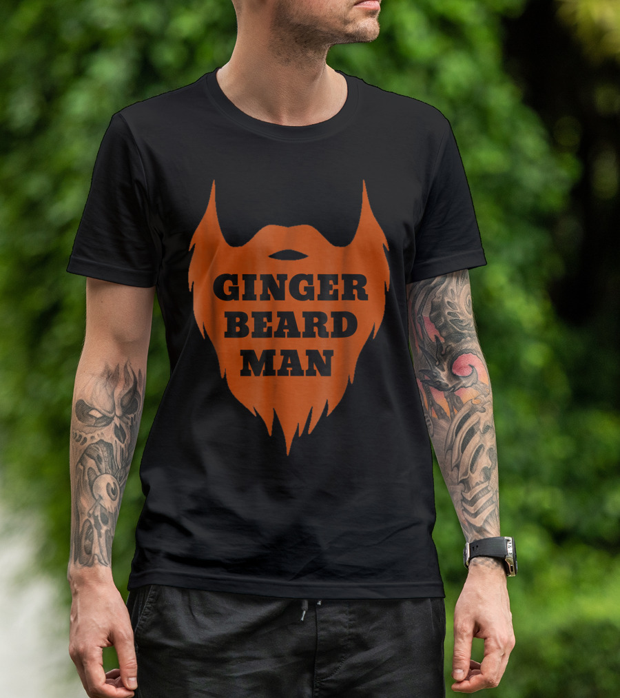 Ginger Beard Man Orange T-Shirt