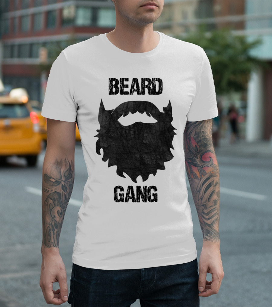 Beard Gang Mens Facial Hair Enthusiast T-Shirt