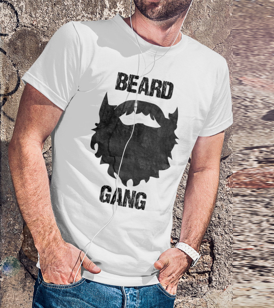 Beard Gang Mens Facial Hair Enthusiast T-Shirt