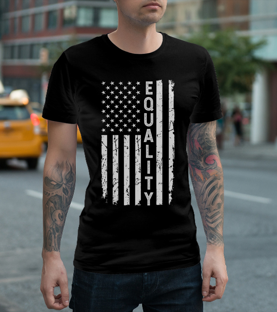 African American Flag Equality T-Shirt