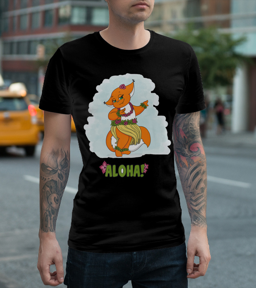 Aloha Cool Hawaiian Squirrel Hula Dance Aloha T-Shirt
