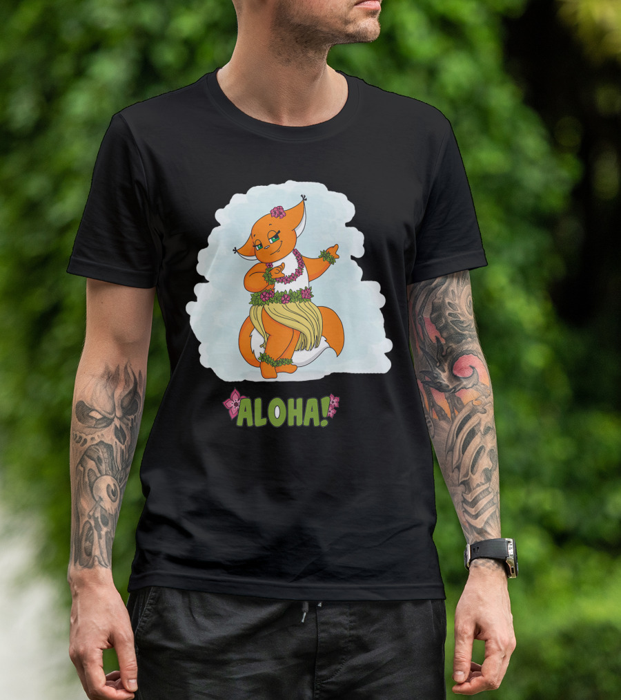 Aloha Cool Hawaiian Squirrel Hula Dance Aloha T-Shirt