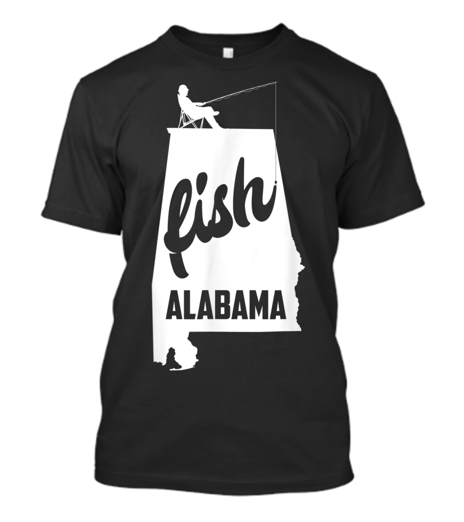 Fish Alabama State Pride T-Shirt