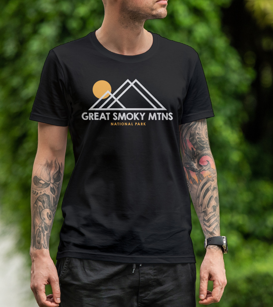 Great Smoky Mtns National Park Sun And Mountain T-Shirt
