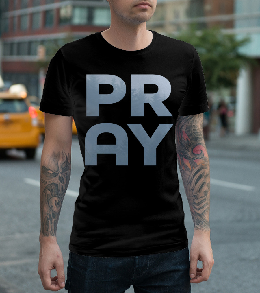 Pray Christian Faith Religious Forest T-Shirt