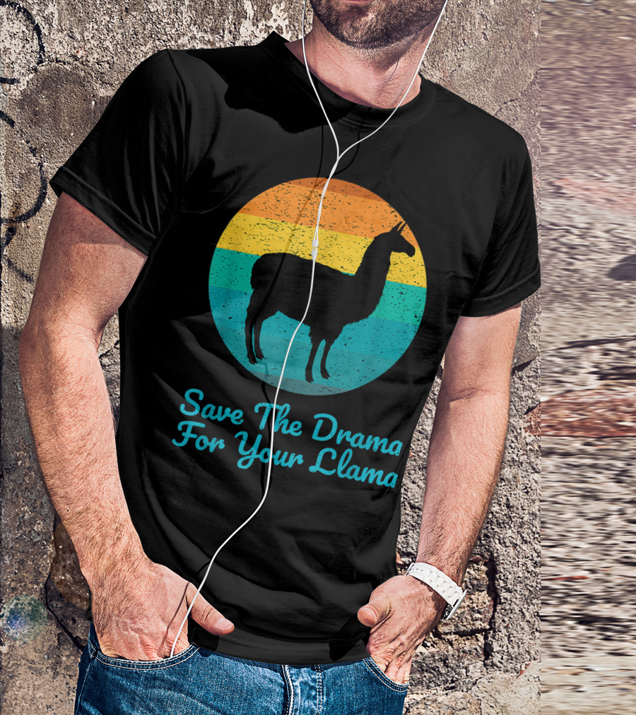 Save The Drama For Your Llama Vintage T-Shirt