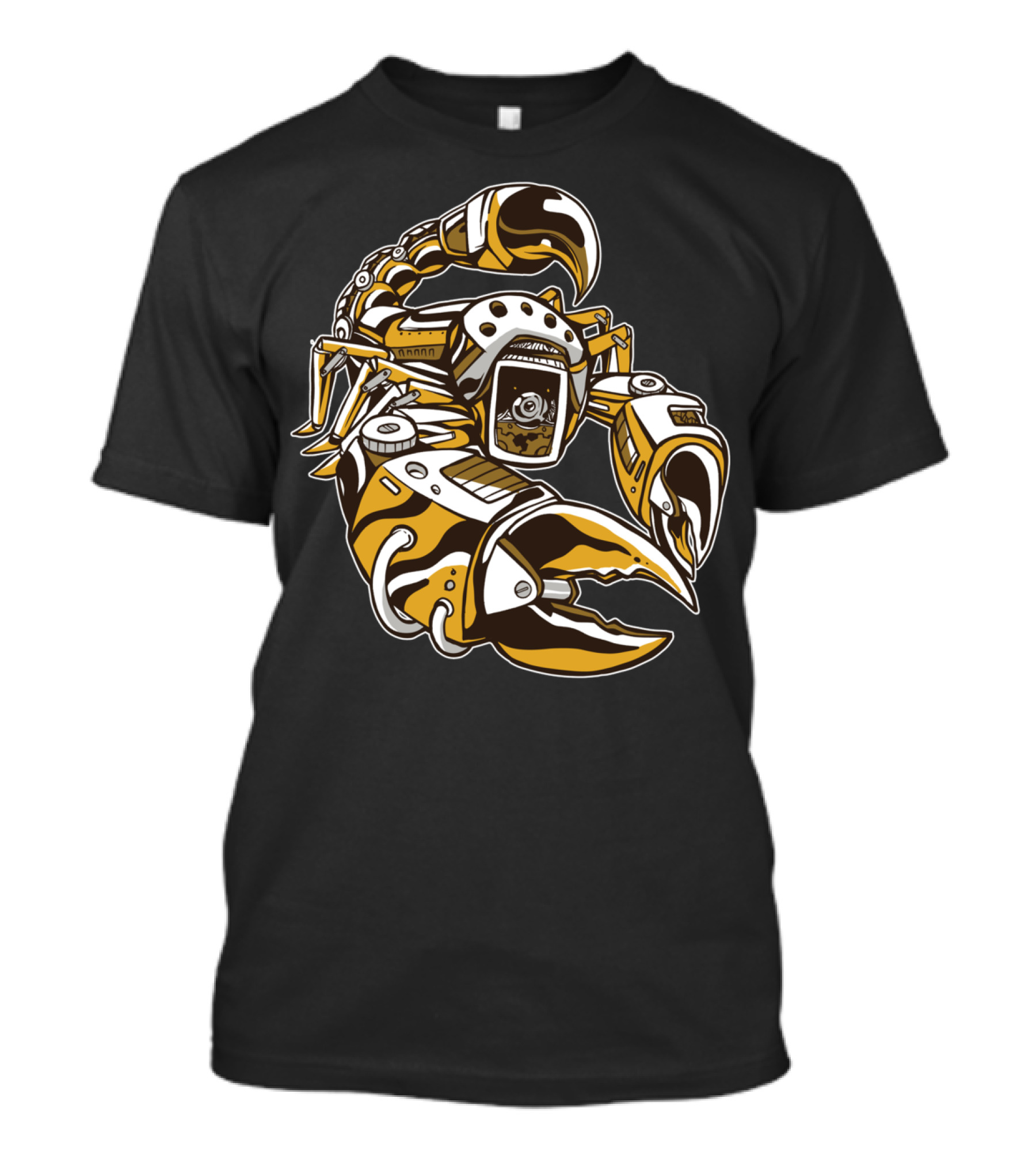 Steampunk Scorpion Robot Machinery Gears Golem T-Shirt