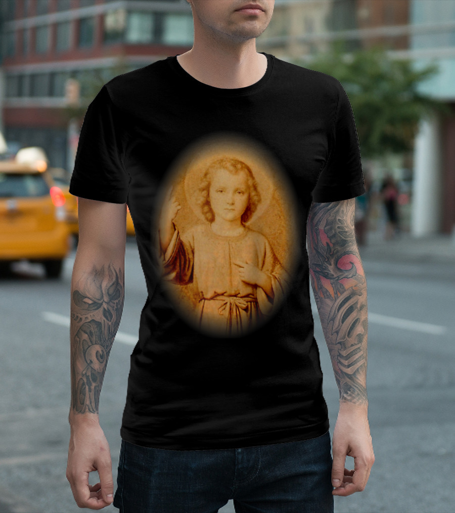 Catholic Child Jesus Saint Therese Image Sacred T-Shirt