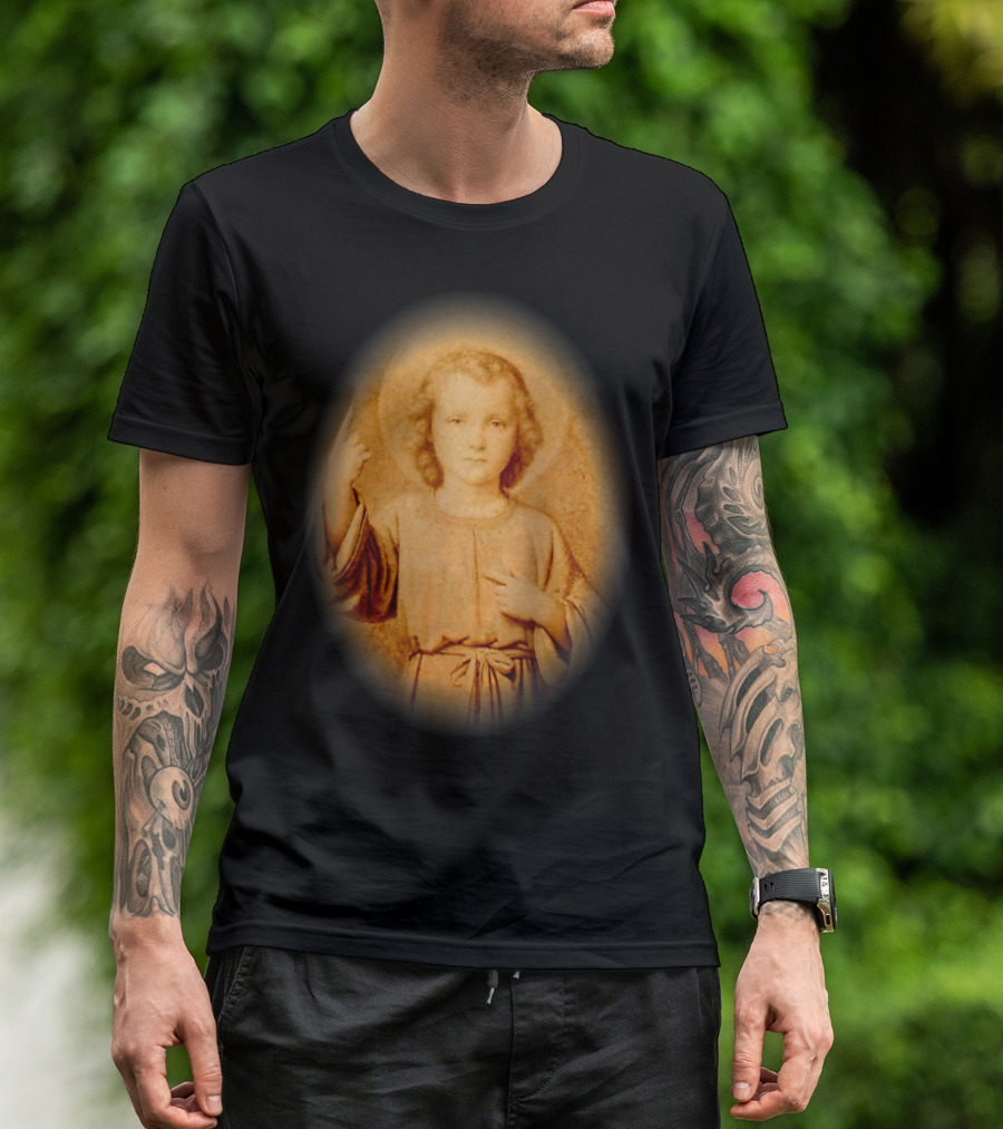 Catholic Child Jesus Saint Therese Image Sacred T-Shirt