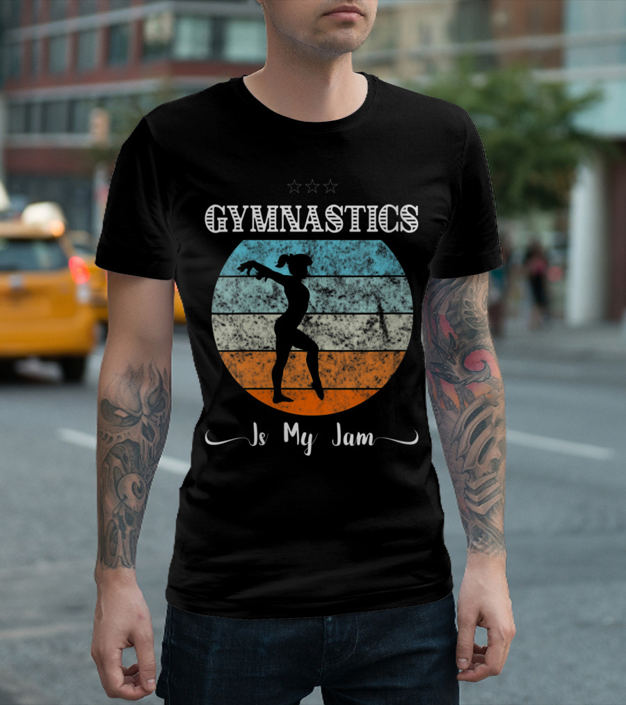 Grunge Gymnastics Is My Jam Vintage Retro T-Shirt