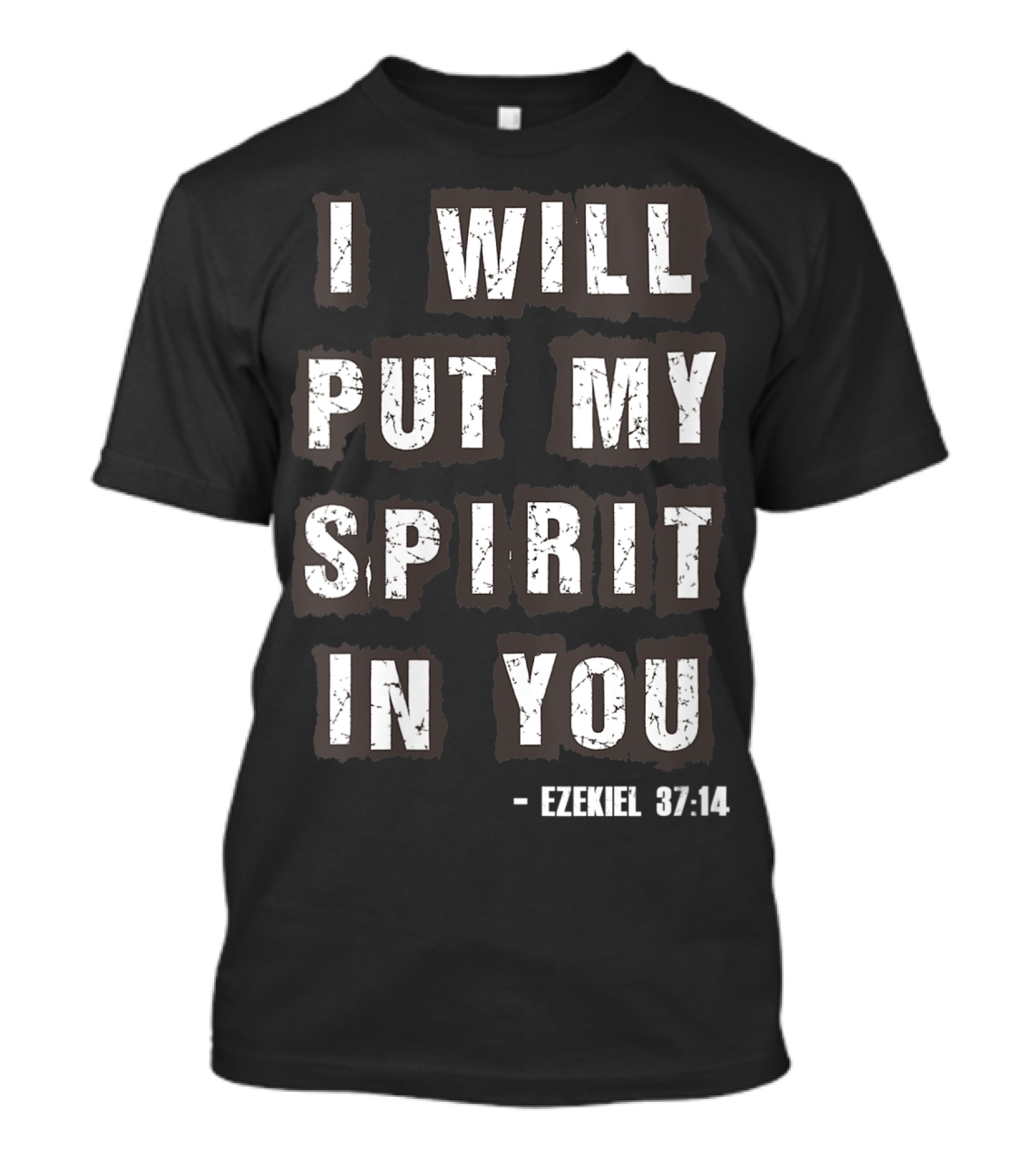 I Will Put My Spirit In You Ezekiel 37:14 Christian T-Shirt
