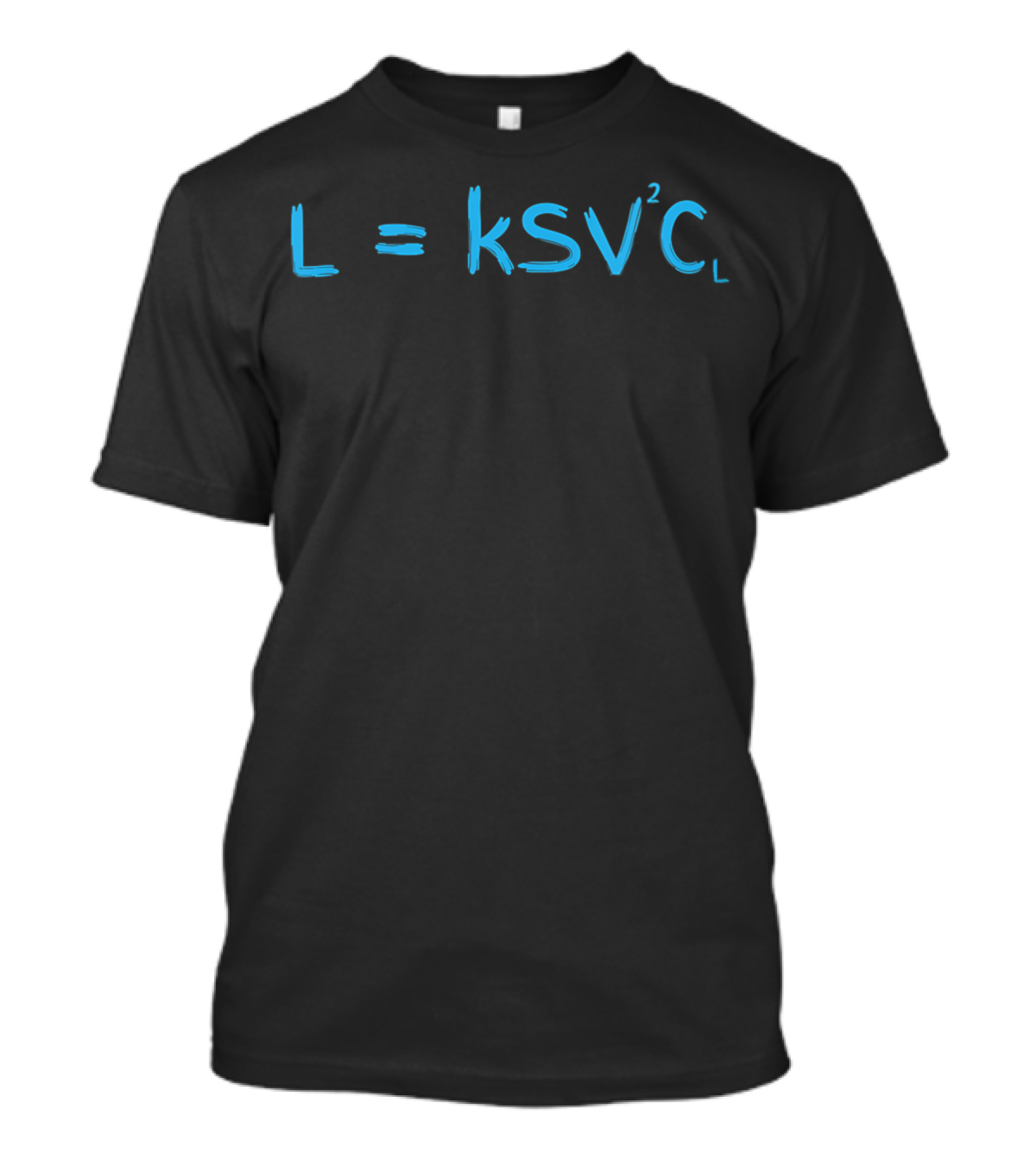 L = KSV²Cₗ Wright Brothers Lift Equation Kitty T-Shirt