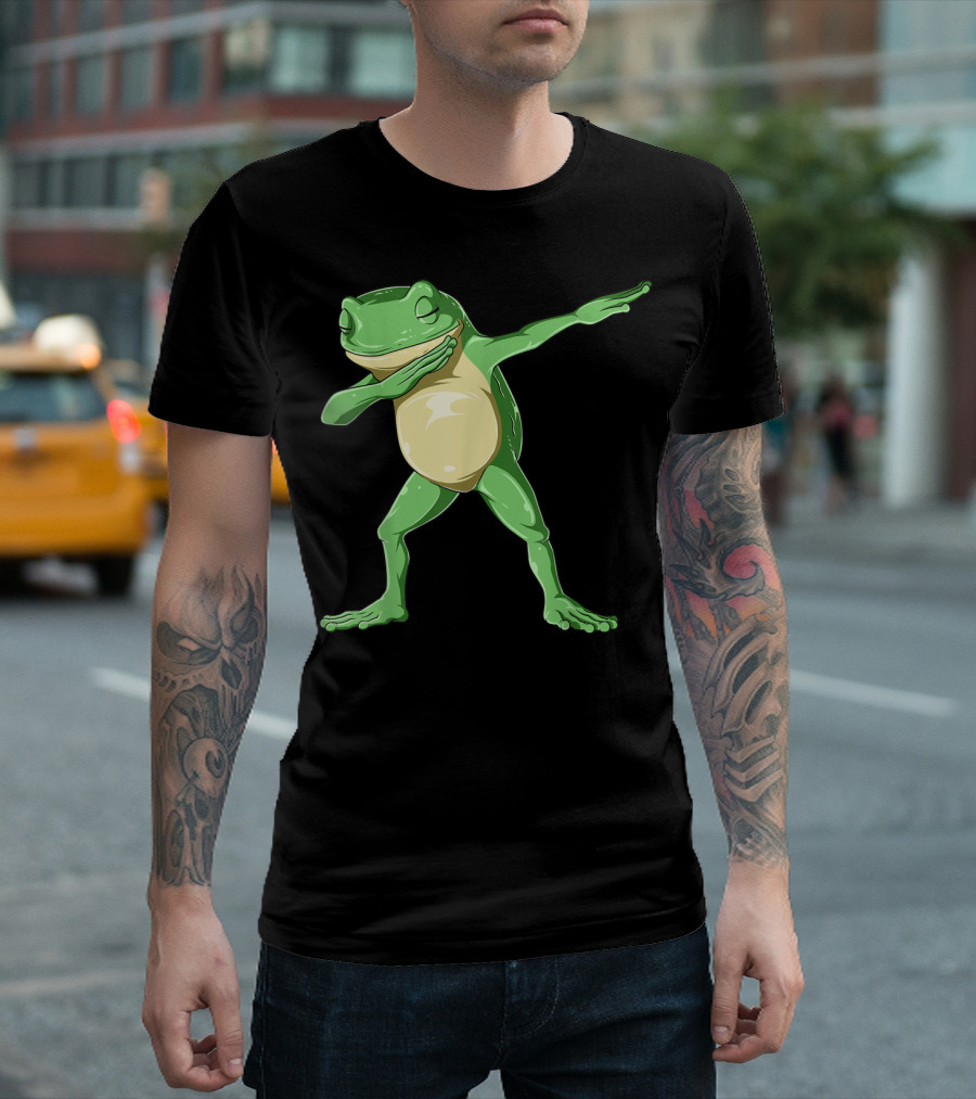 Dabbing Frog Dab Dance For Frog Lovers T-Shirt