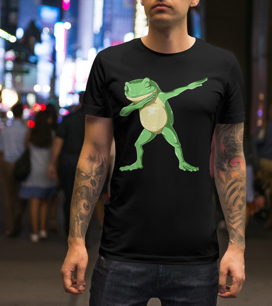 Dabbing Frog Dab Dance For Frog Lovers T-Shirt