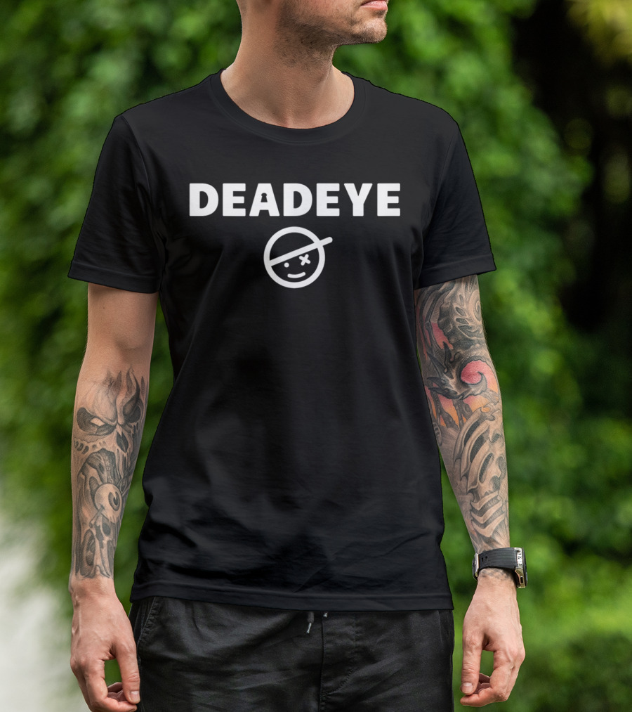 DEADEYE Smiley Face With Eyepatch T-Shirt