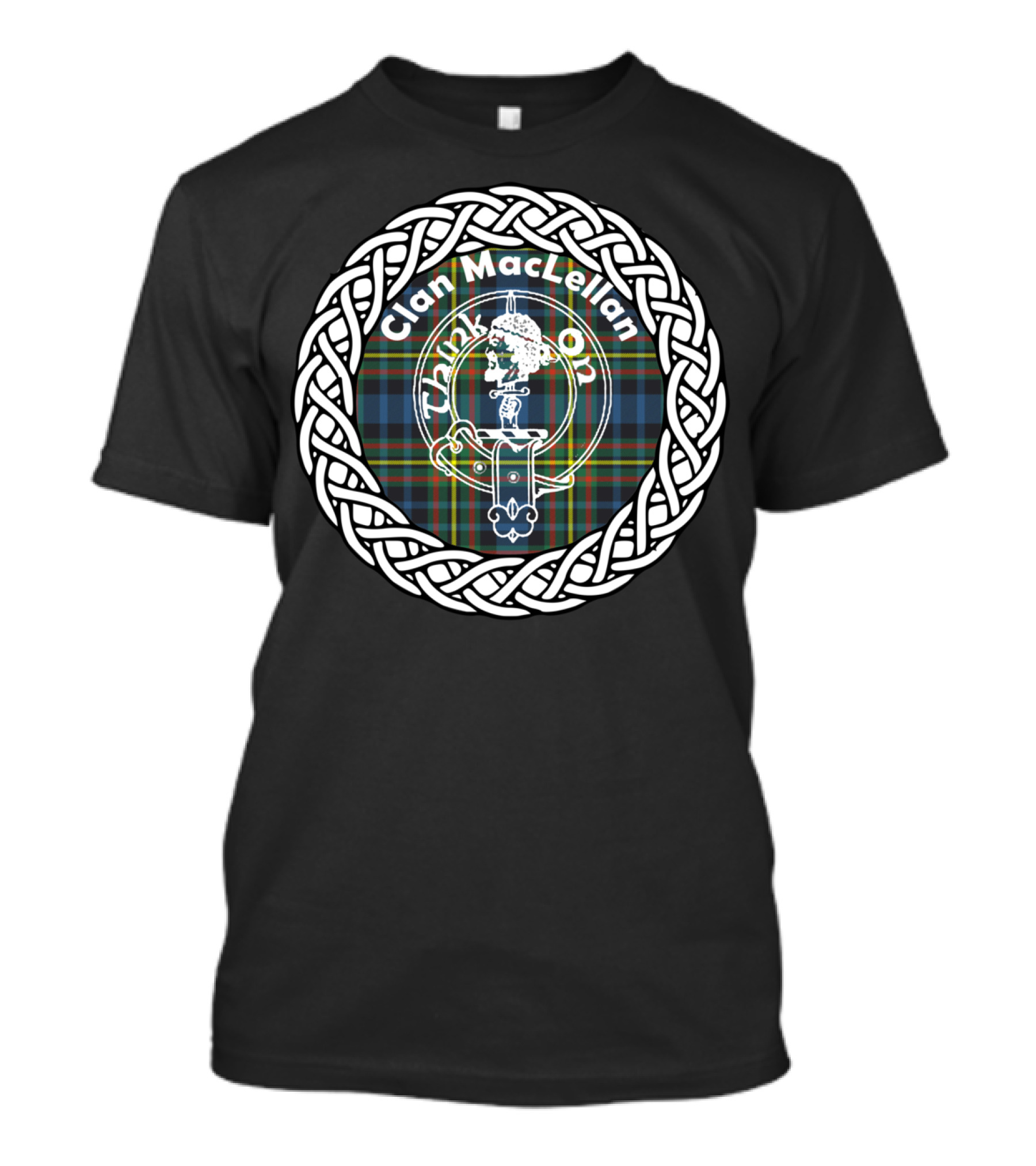 Clan MacLellan Think On Scottish Surname Crest T-Shirt