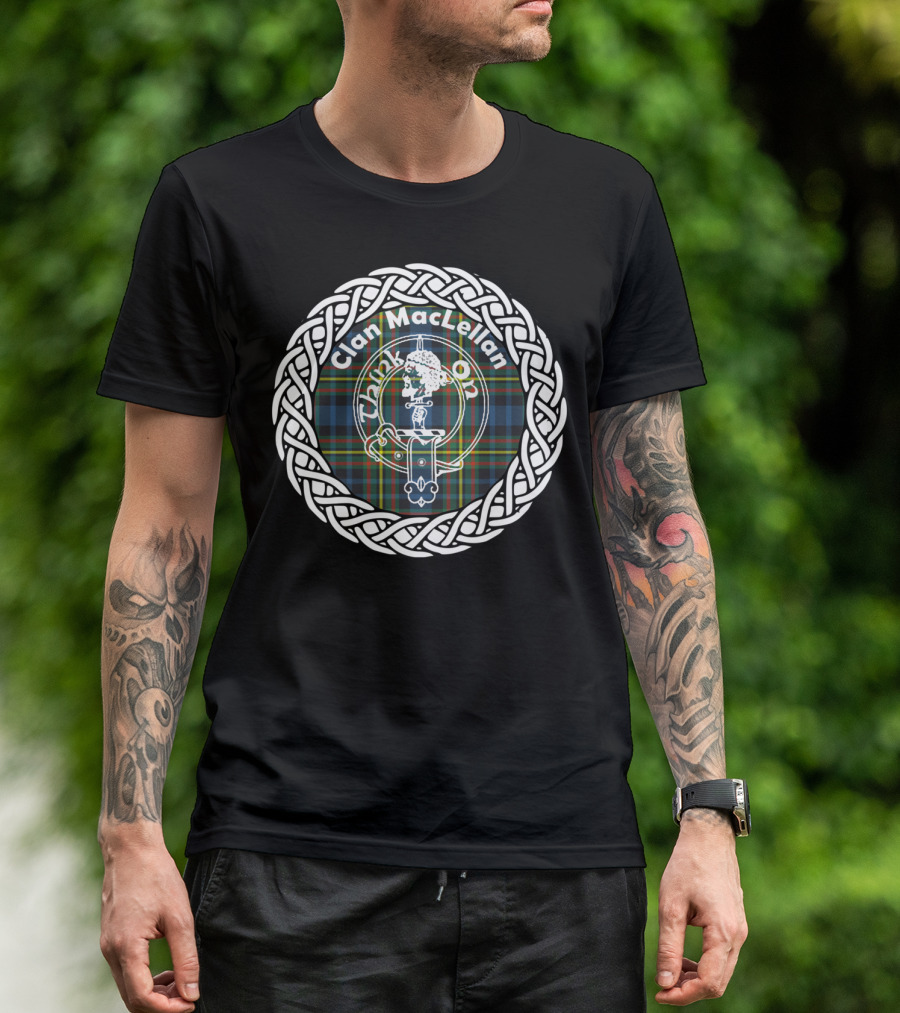 Clan MacLellan Think On Scottish Surname Crest T-Shirt