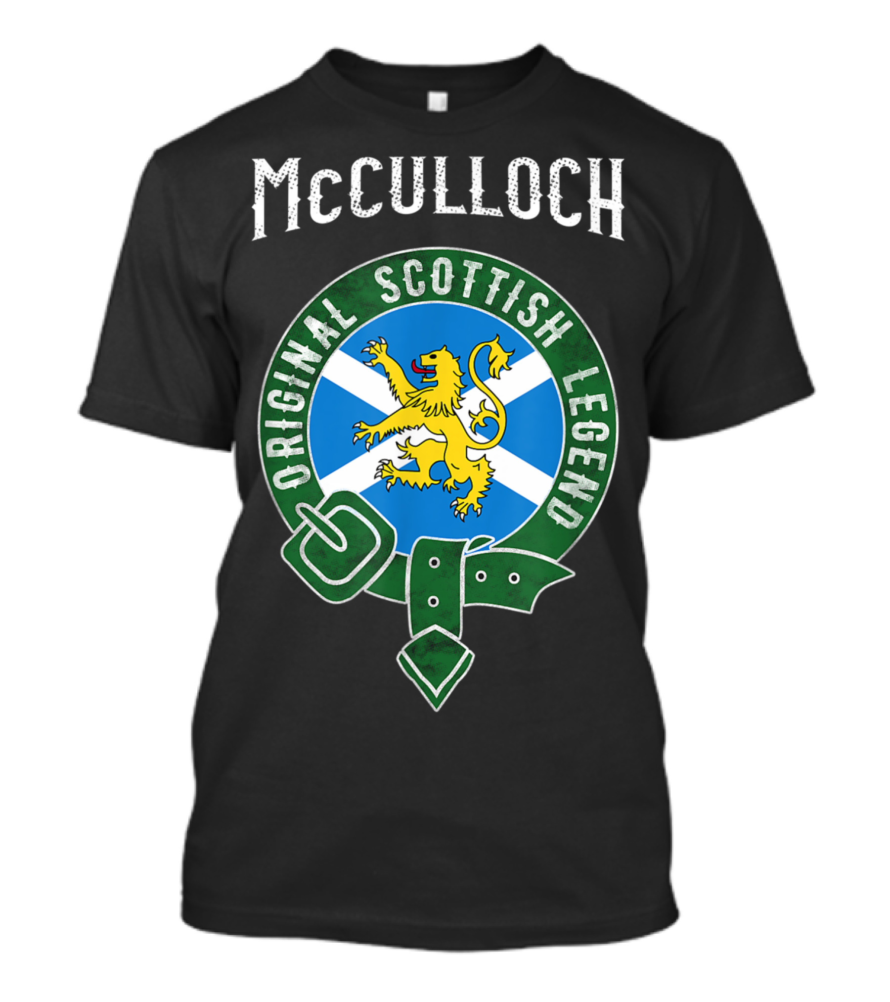 Mcculloch Original Scottish Legend Scotland Flag Crest T-Shirt