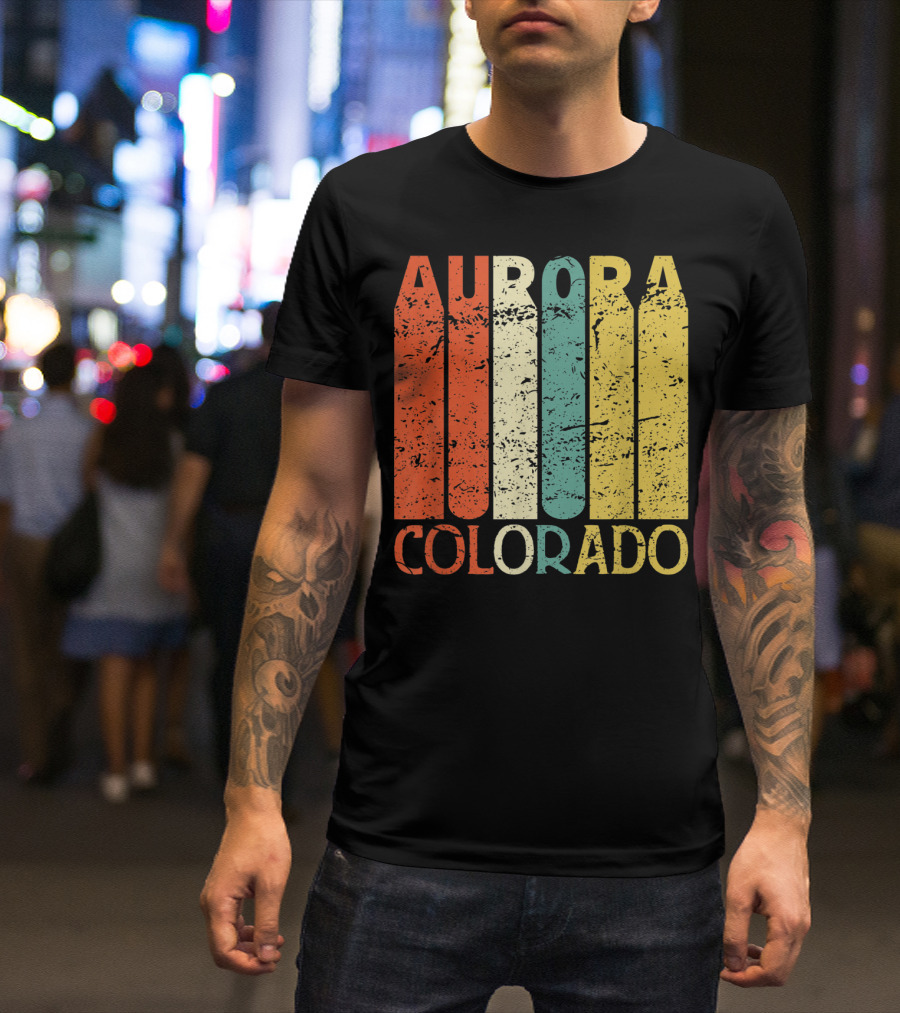 Aurora Colorado Retro T-Shirt