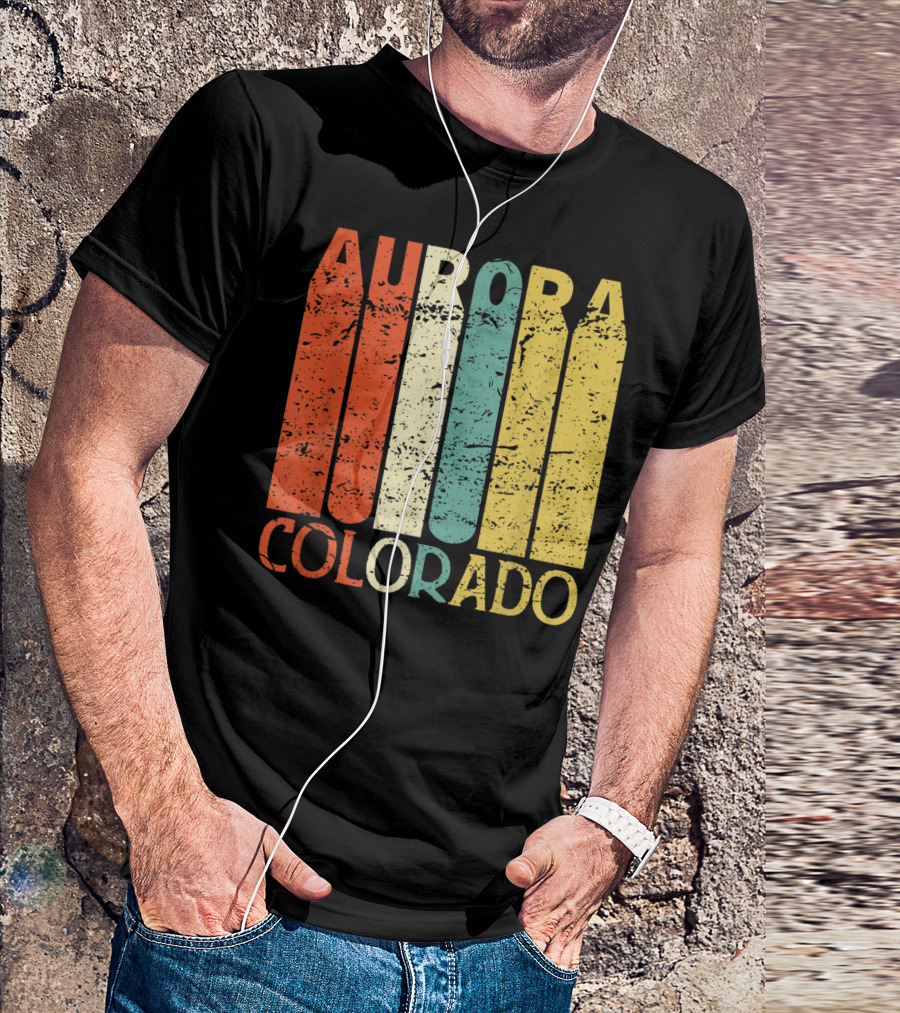 Aurora Colorado Retro T-Shirt