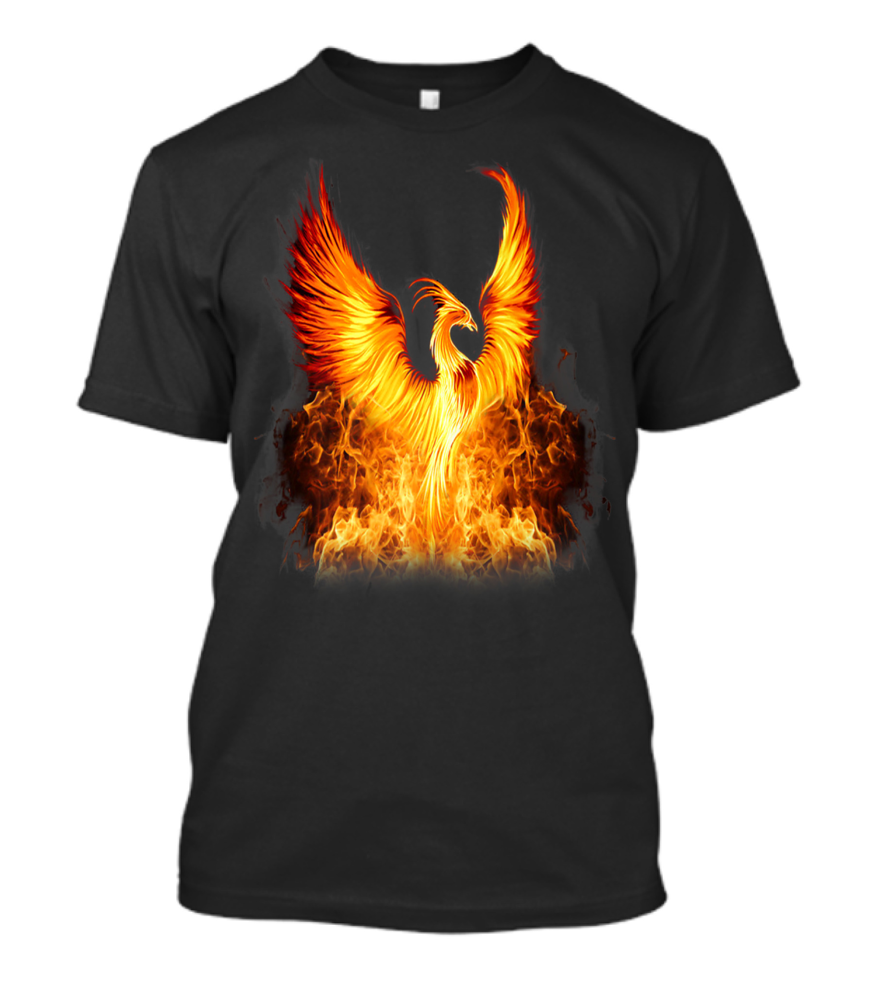 Rising Phoenix Fire Fenix Flames Burst T-Shirt