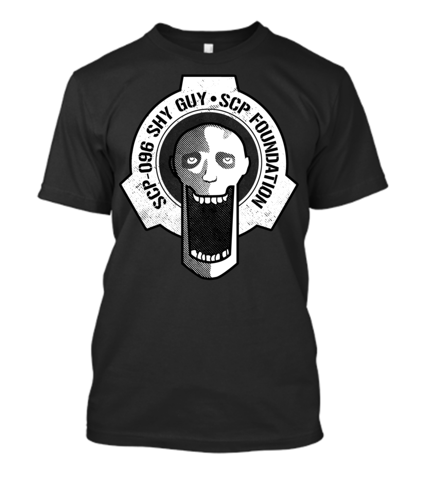 SCP-096 Shy Guy SCP Foundation Emblem T-Shirt