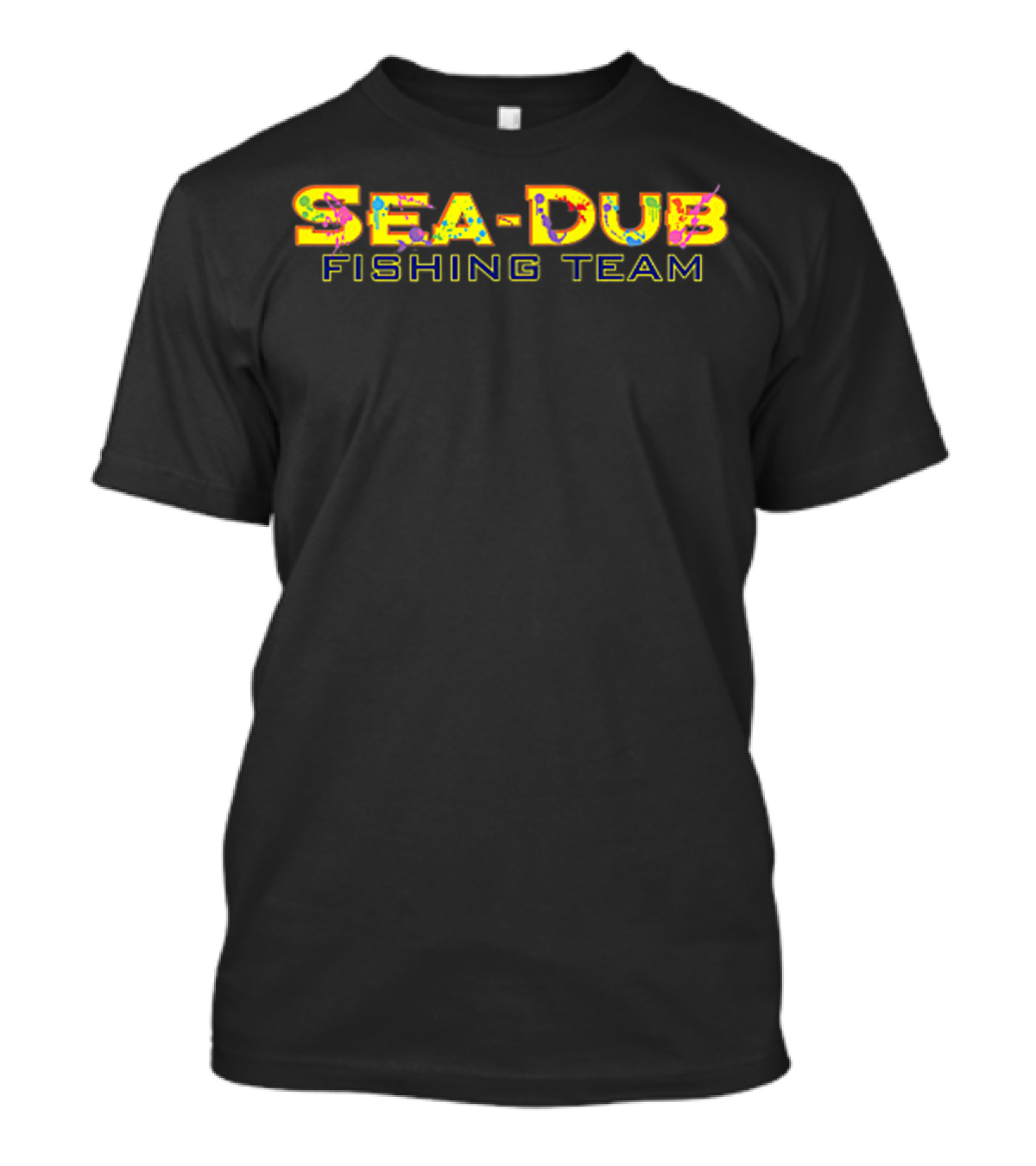 Sea Dub Fishing Team With Sponsors T-Shirt