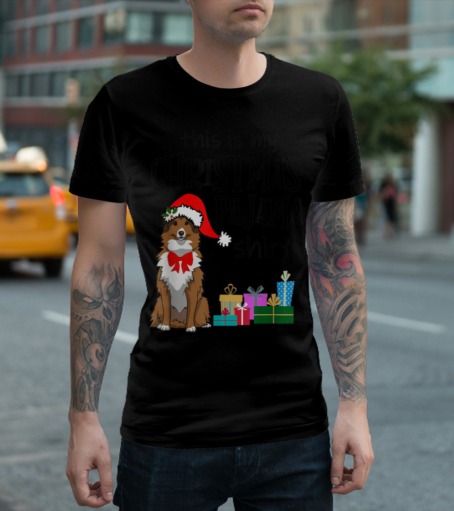 This Is My Shelties Christmas Pajama T-Shirt