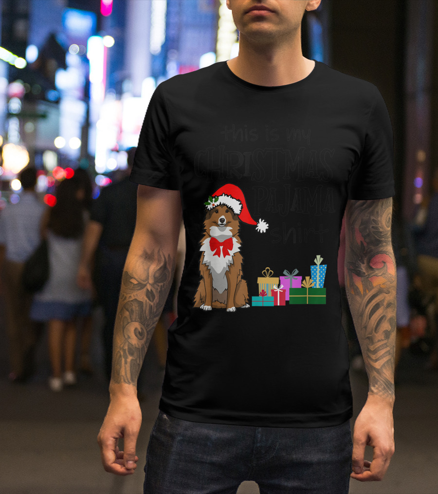 This Is My Shelties Christmas Pajama T-Shirt