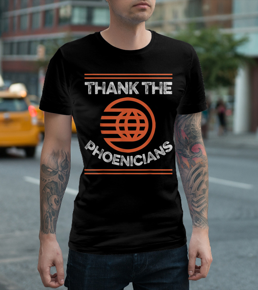 Thank The Phoenicians Spaceship Earth T-Shirt