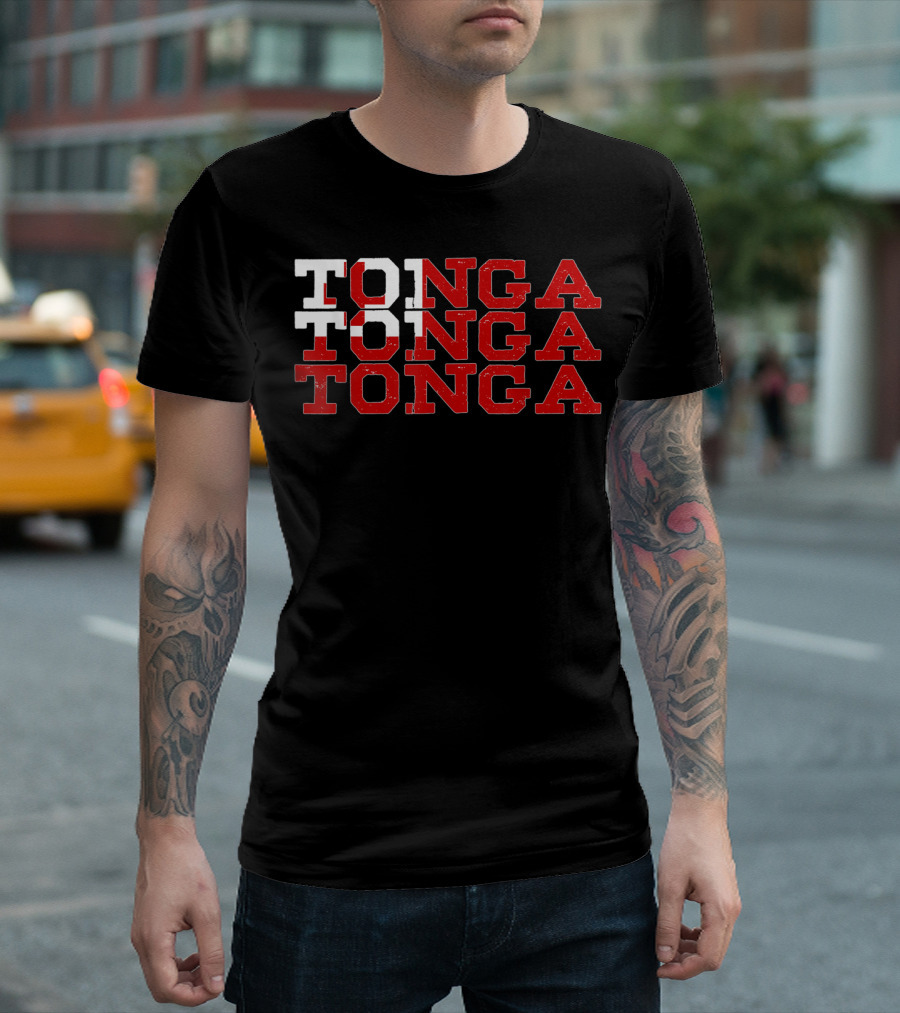 Tonga Tongan Flag Enthusiasts Sports Lovers T-Shirt