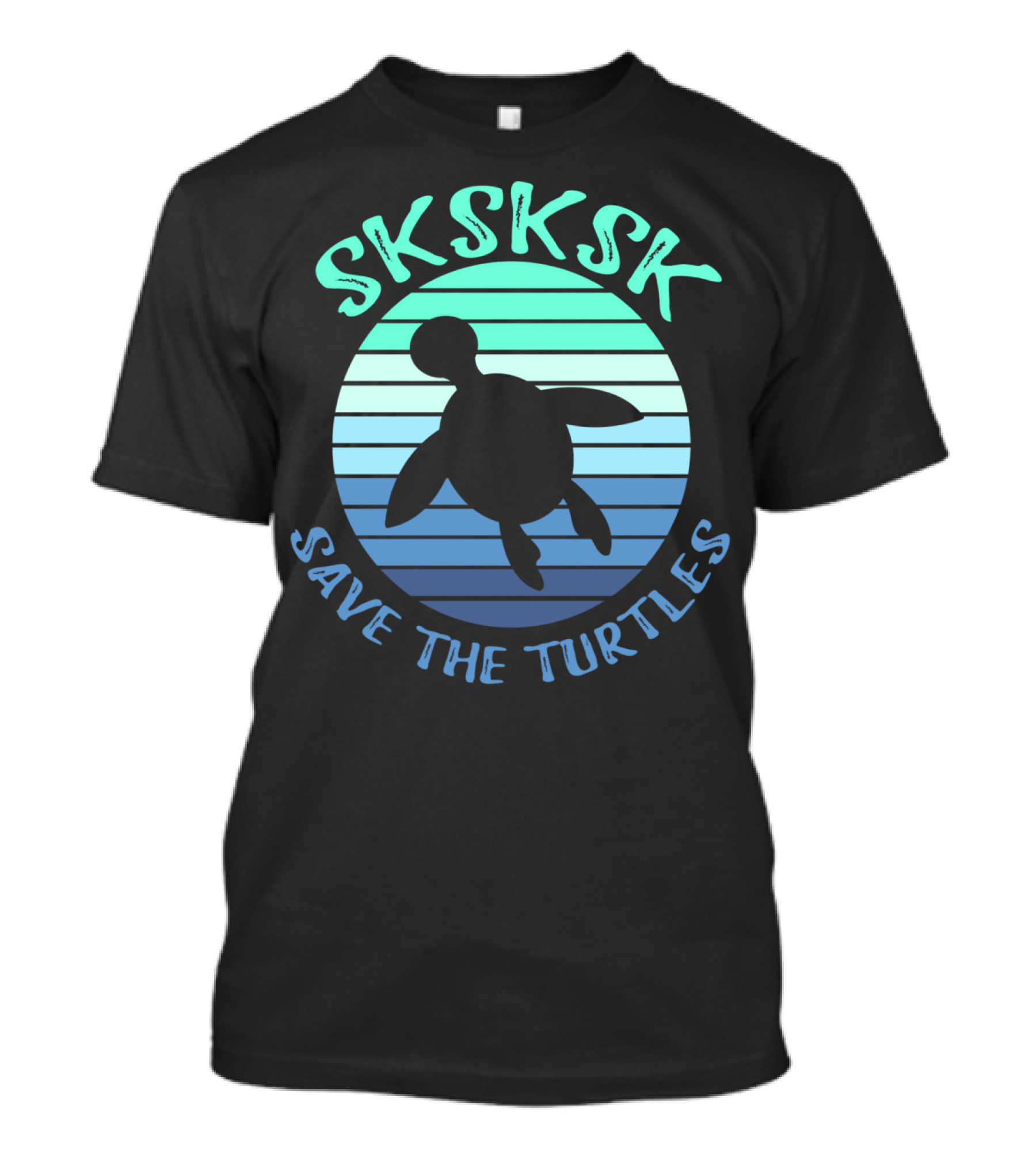 SK SK SK Save The Turtles Sea Animal Ocean Conservation T-Shirt