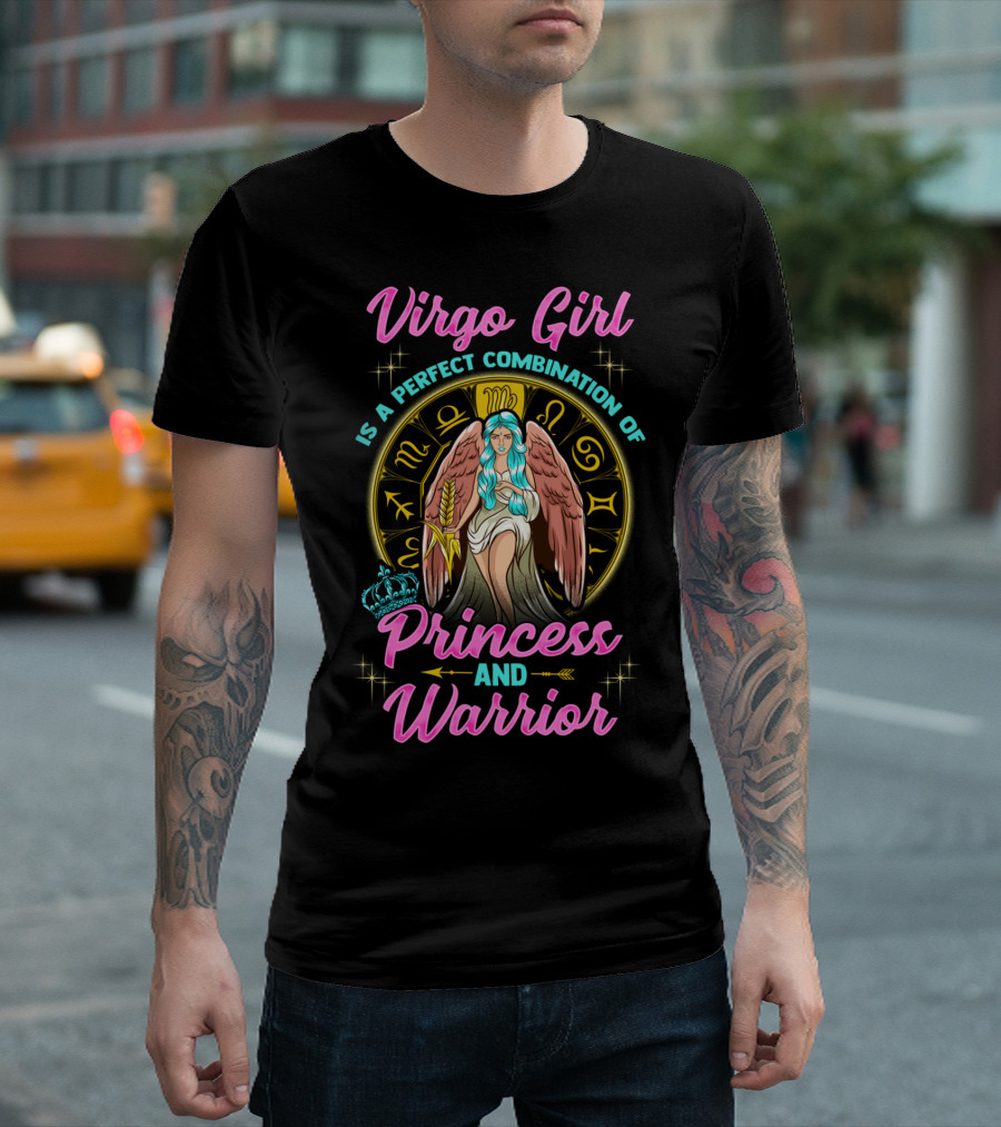 Virgo Girl Perfect Combination of Princess and Warrior T-Shirt