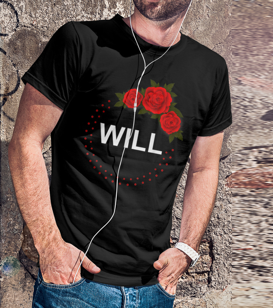 Will You Marry Me Proposal Marry Couple Team Rose Circle T-Shirt