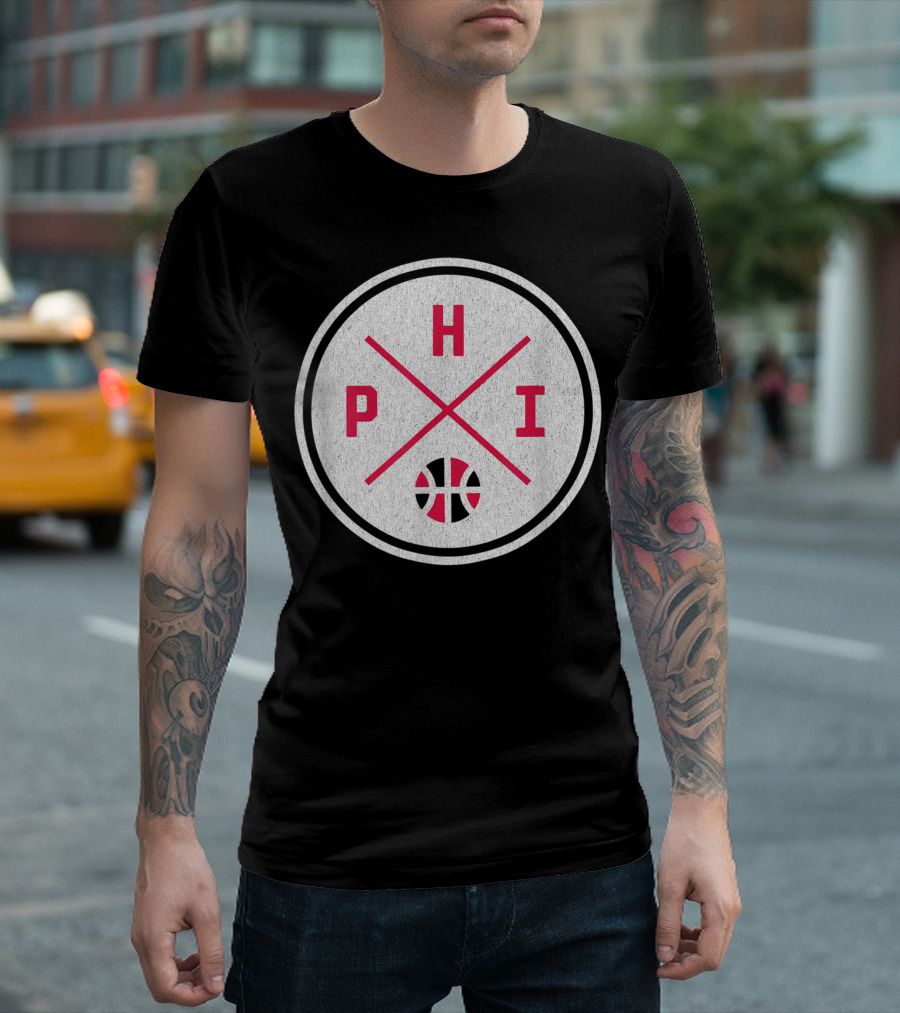 Philadelphia Basketball Phi Circle Emblem T-Shirt