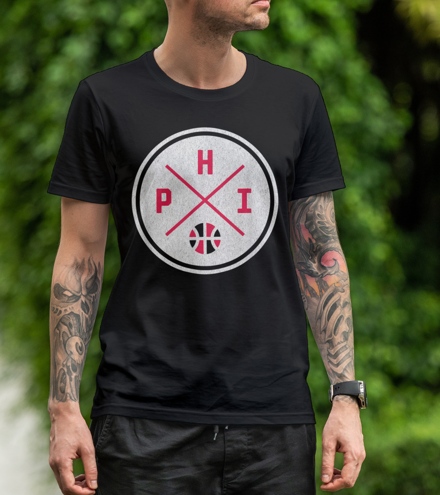 Philadelphia Basketball Phi Circle Emblem T-Shirt
