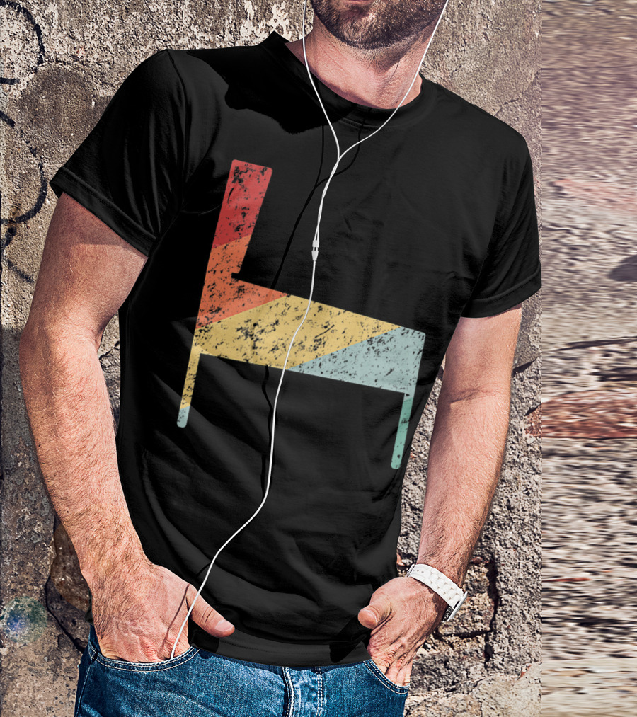 Classic Pinball Machine Retro Arcade Chair Shape T-Shirt