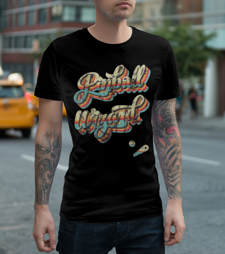 Pinball Wizard Retro Arcade Nostalgia T-Shirt