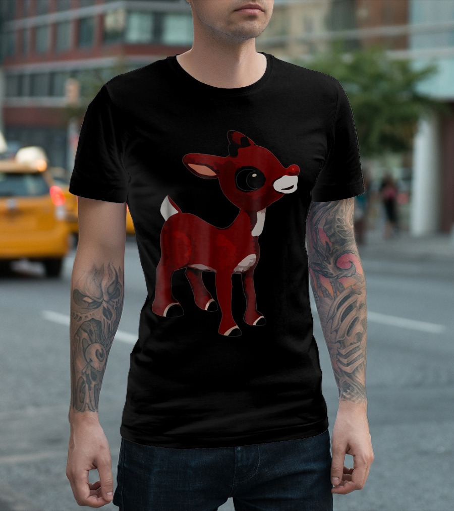 Classic Rudolph Reindeer Character T-Shirt