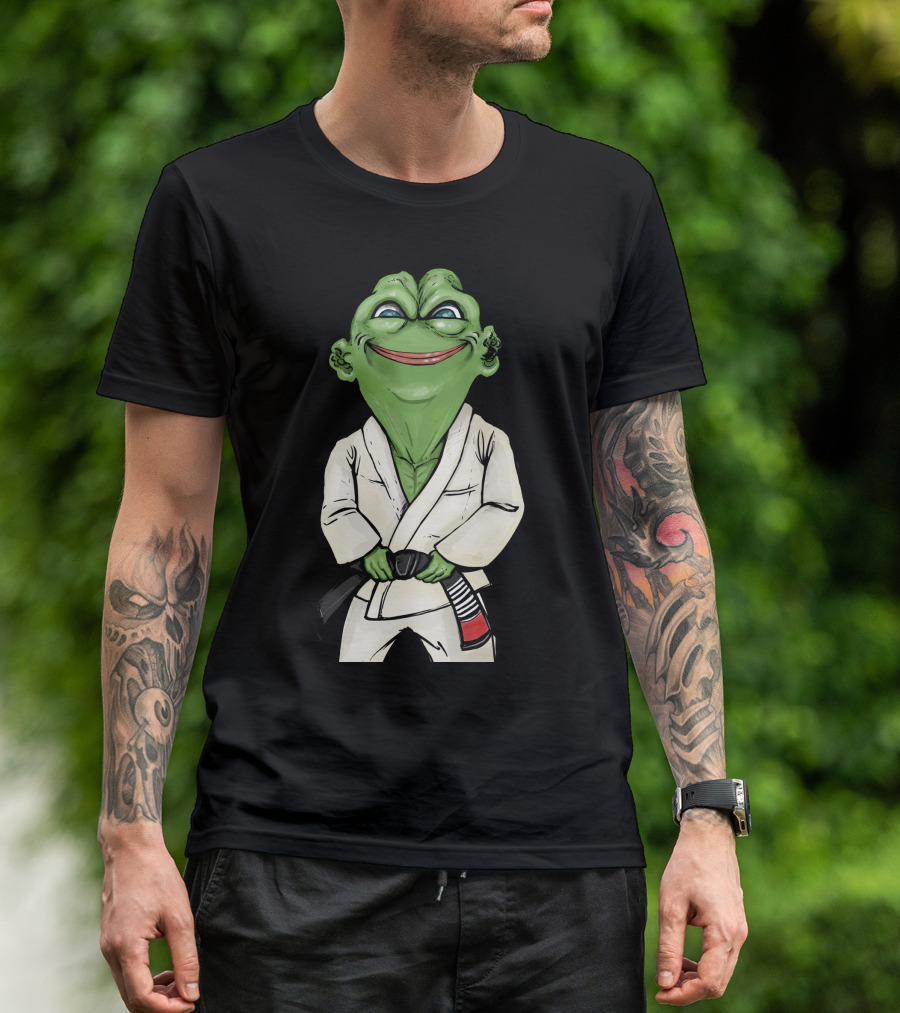 Classic Uncle Pepetch Martial Arts Black Belt T-Shirt