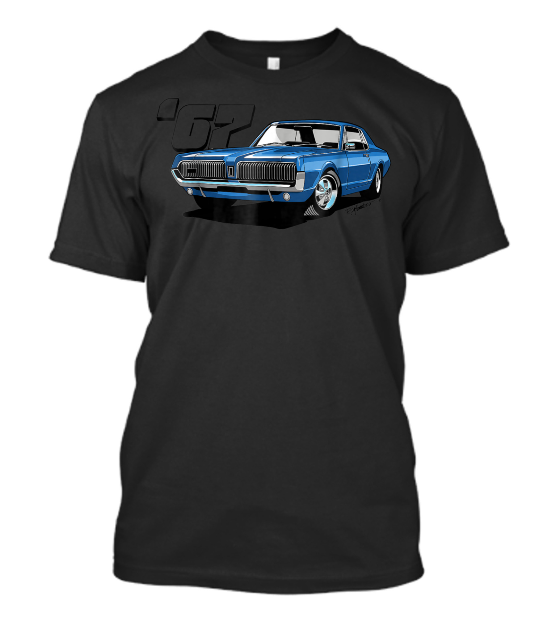 '67 Classic Blue 1967 Mercury Cougar T-Shirt
