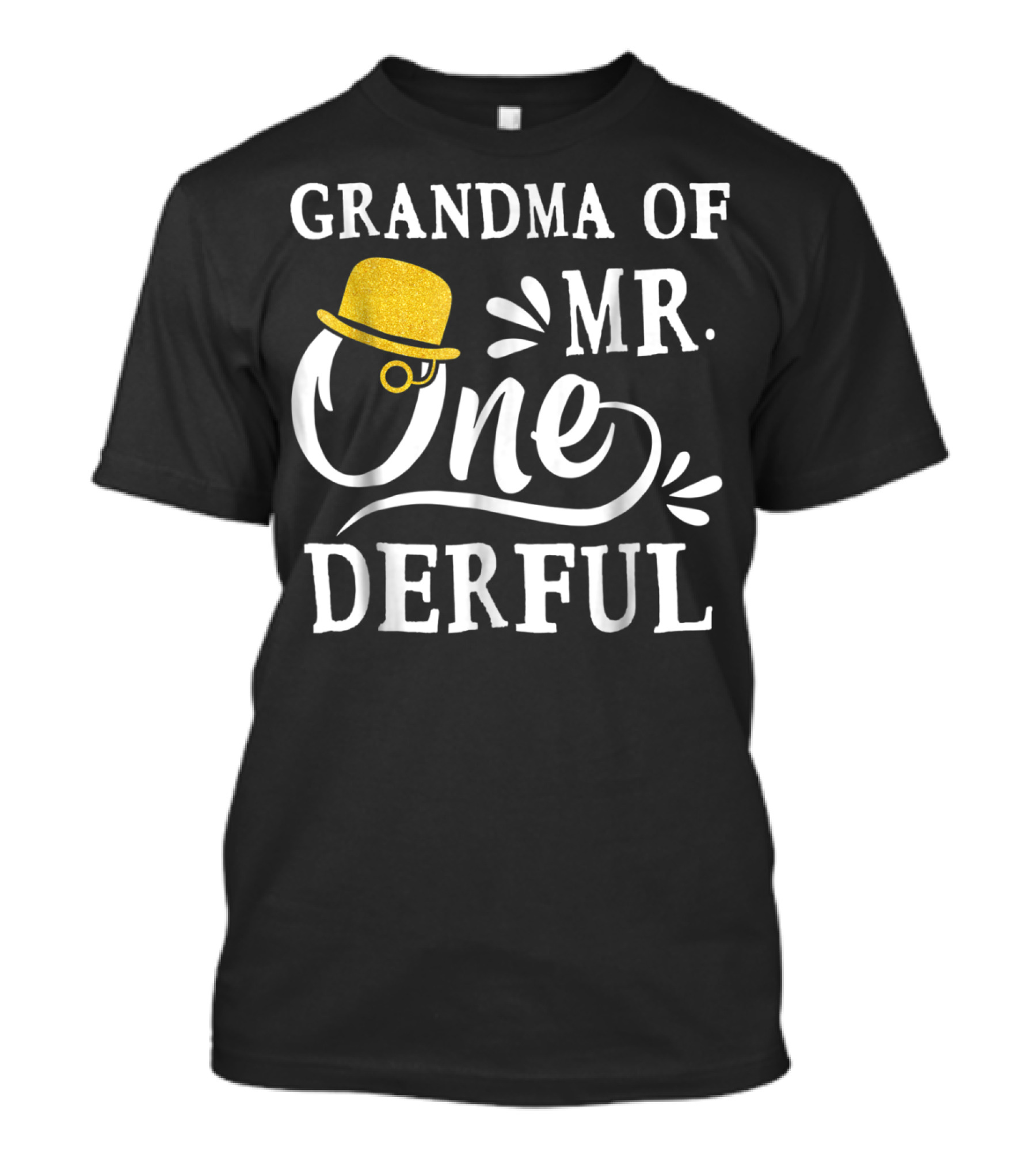 Grandma Of Mr. Onederful Bo's 1st Birthday T-Shirt