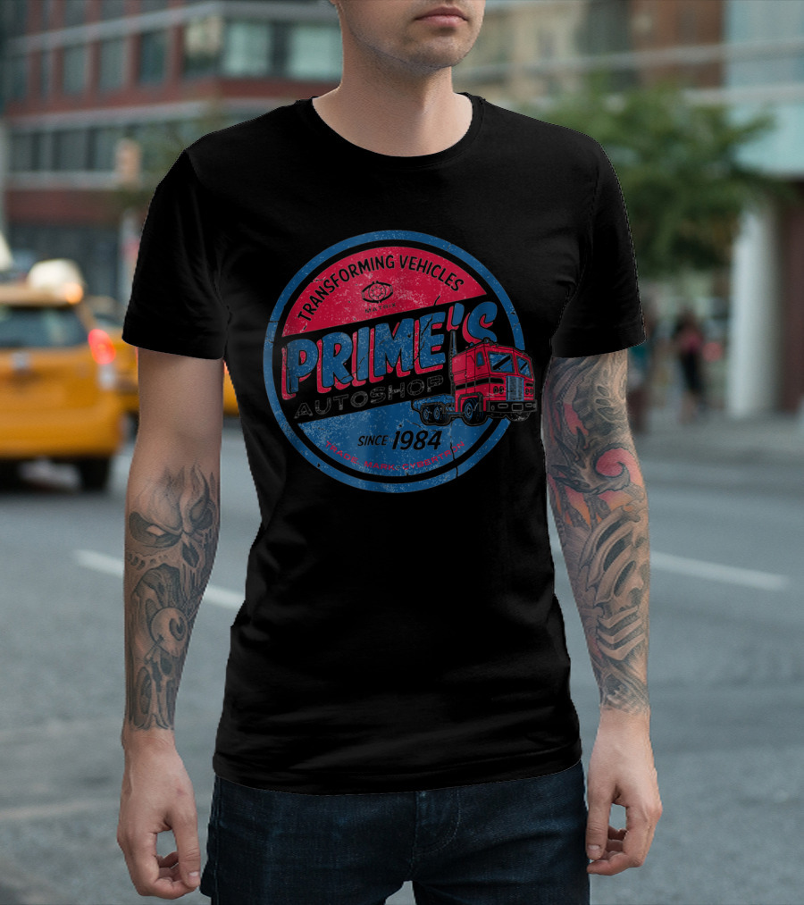 Transforming Vehicles Prime's Autoshop Since 1984 T-Shirt