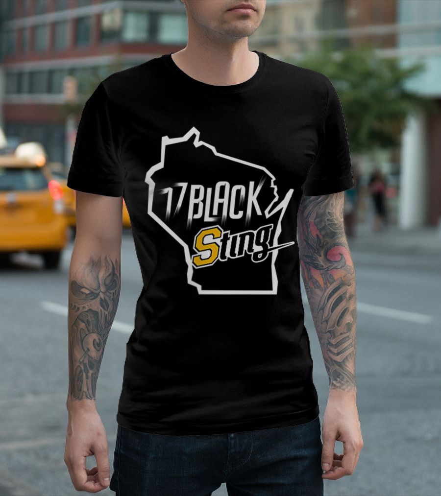 17 Black Sting Wisconsin T-Shirt