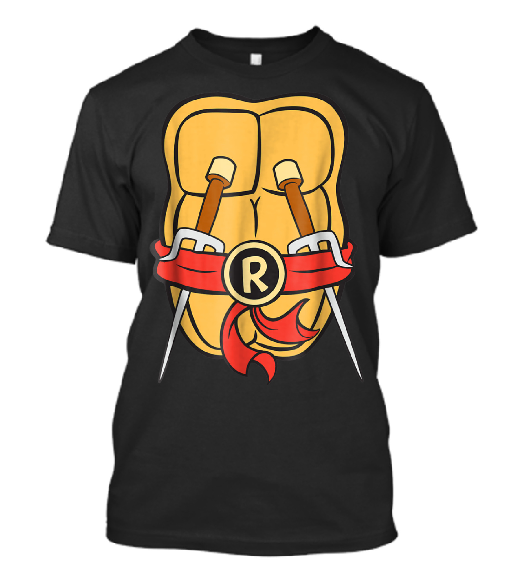 Teenage Mutant Ninja Turtles Raphael Ninja Shell R Belt Sai Weapons T-Shirt